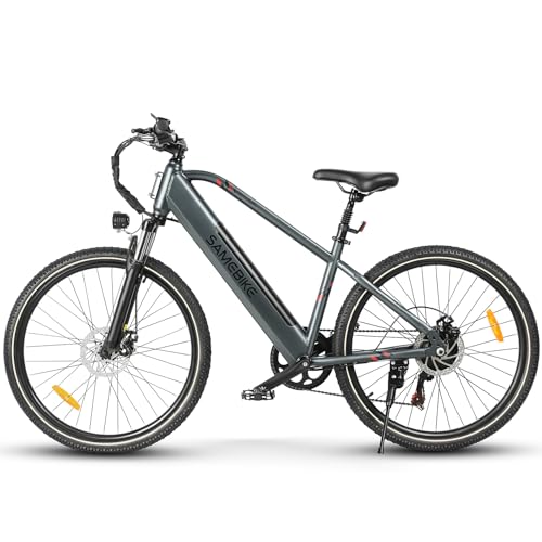 SAMEBIKE 26 Zoll E Bike, Elektrofahrrad E-Bike Herren Damen mit 36V 15.6Ah 561.6Wh Akku, Bis zu 100KM, 250W Motor, E-Fahrrad mit 7-Gang-Getriebe, Pedelec Citybike EBike für Trekking J1 ST/J1 von SAMEBIKE