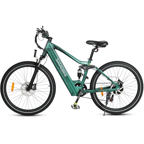 SAMEBIKE E Bike Elektrofahrrad E-Bike 26 Zoll 48V14Ah Abnehmbarer Akku,Max.Reichweite bis zu 55-110km City EBike Herren Damen Off-Road Mountainbike(XD26) (xd26-green) von SAMEBIKE