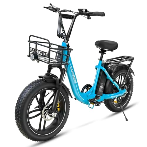 SAMEBIKE Elektrofahrrad für Erwachsene, 20" klappbares E-Bike mit Abnehmbarer 36V 13AH Lithium-Batterie, faltbares Elektrofahrrad mit 7 Gängen… von SAMEBIKE