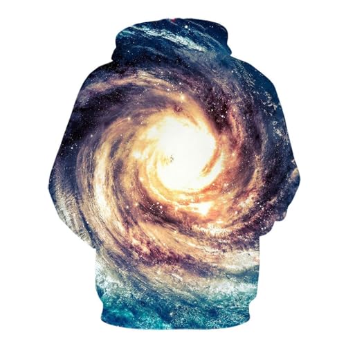 SANBEC Star Swirl Galaxy Black Hole Hoodie 3D Sweatshirt Unisex Kapuzen Herbst und Winter Fun Jacke Herbst und Winter Kleidung von SANBEC