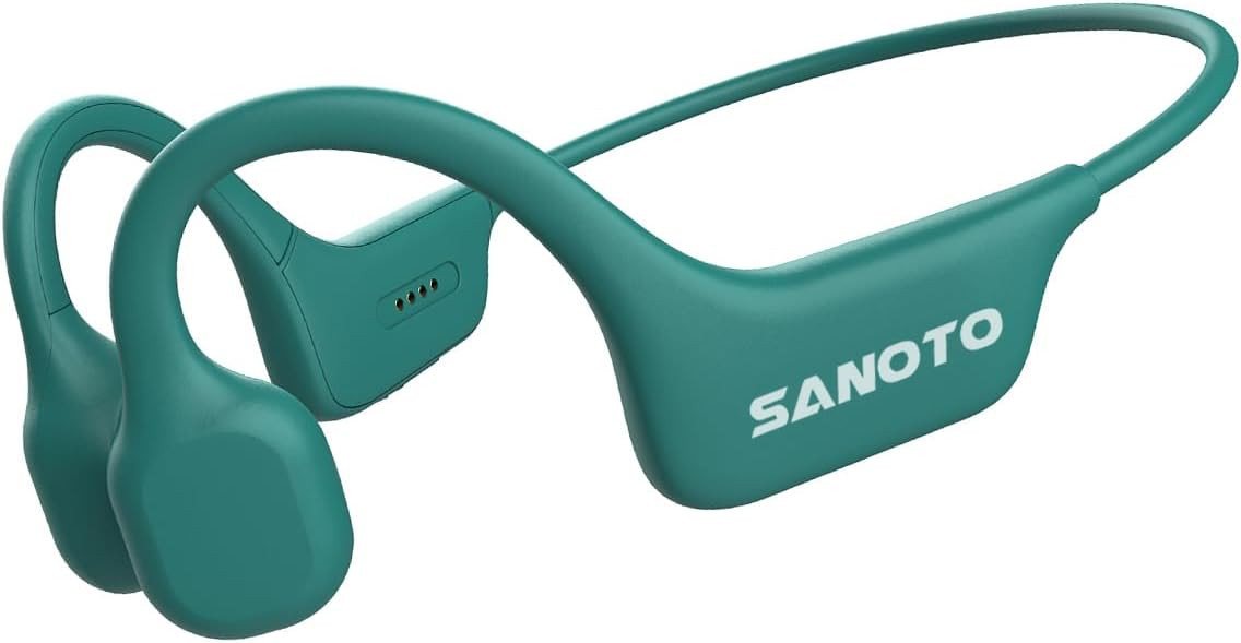 SANOTO Open-Ear-Kopfhörer (Wasserfest, Offene Ohr Bluetooth-Kopfhörer: Leicht, Wasserdicht, Bluetooth 5.0) von SANOTO