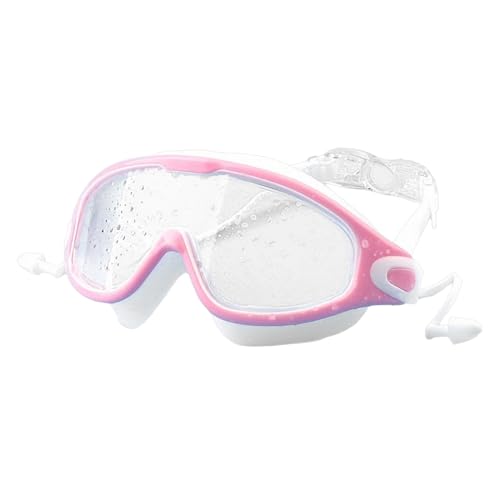 SANRLO Schwimmbrille für Erwachsene, großer Rahmen, Antibeschlag-Brille, flach, leicht, Schwimmbrille, Schnorcheln, Taucherbrille von SANRLO