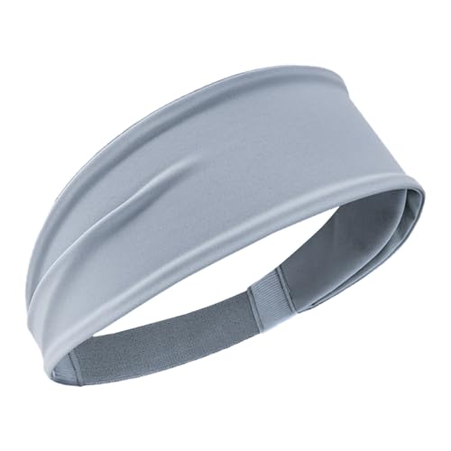 SANRLO Sport-Stirnbänder, Schweißbänder für Damen und Herren, Yoga, Laufen, Radfahren, Tennis, Schweiß-Stirnbänder, elastisches Stirnband, breites Haarband von SANRLO