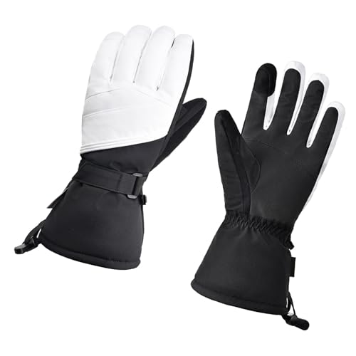 SANRLO Winterhandschuhe Skihandschuhe Wasserabweisende Snowboard Handschuhe Handschuhe Warme Handschuhe Zum Laufen Radfahren Wandern von SANRLO