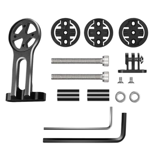 Verstellbare Fahrradcomputer-Halterung, Rennrad, Tacho, Halterung, Fahrradverlängerung, Computerhalterung, Lichtstativ von SANRLO