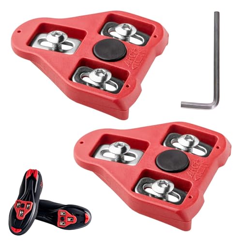 Für Peloton-Schuhe kompatible Fahrrad-Stollen, Look Delta 9° Float System Cleats für Fahrradschuhe, Indoor/Outdoor Radfahren Pedal Set Für Peloton-Schuhe kompatible Fahrrad-Stollen, Look Delta 9° Float System Cleats für Fahrradschuhe, Indoor/Outdoor Radfahren Pedal Set von SANTUO