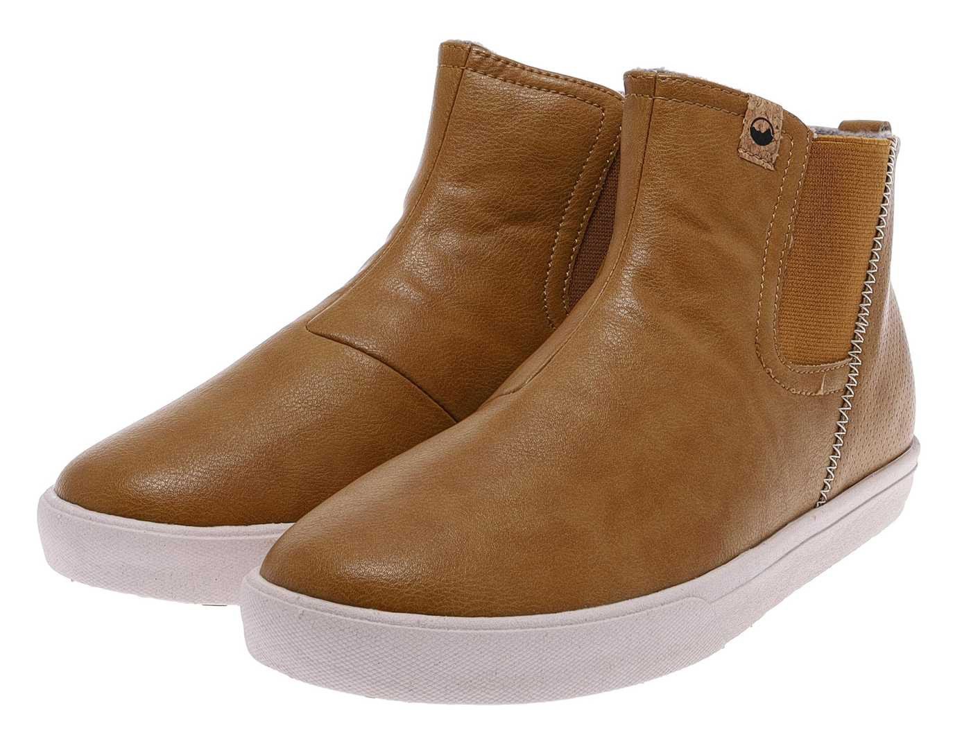 SAOLA YAMBA Camel Damen Hi-Top Sneaker Braun Sneaker VEGAN von SAOLA