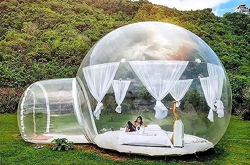 Aufblasbares Klares Blasenzelt, Bubble Tent/Garten Outdoor Aufblasbares Spielzeug Bubble Tent/Hinterhof Camping Hütte Hütte Bubble Transparent Zelt(400cm) von SAPDMBBSH