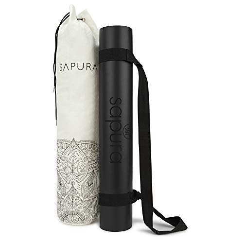 SAPURA Yogamatte 2 m, Naturkautschuk, extra lang, 2 Meter, Naturkautschuk schwarz SAPURA Yogamatte 2 m, Naturkautschuk, extra lang, 2 Meter, Naturkautschuk schwarz von SAPURA