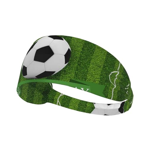 Sport-Stirnbänder für Herren und Damen, feuchtigkeitsableitendes Schweißband, elastisch, breit, für Laufen, Radfahren, Basketball, Fitnessstudio, Fußball von SATUSA