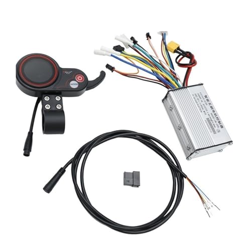 SAWIKI 10 Zoll, for Kugoo, M4 Scoote 36V/48V Elektroroller Motorsteuerung Intelligente bürstenlose Motorsteuerung Instrumentenanzeige Bedienfeld für Elektroroller(48V 20A) von SAWIKI