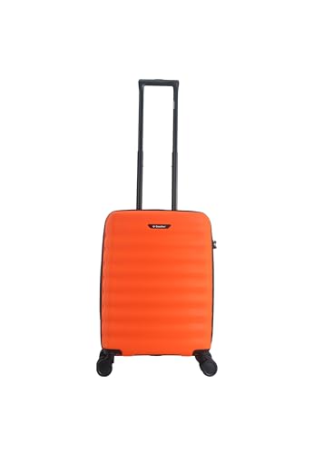 SAXOLINE Reisekoffer, Kabinengröße, klein, Kollektion Flow, Maße: 56 x 39 x 20 cm, Fassungsvermögen: 36 l, Gewicht: 2,9 kg, orange, Modisch von SAXOLINE