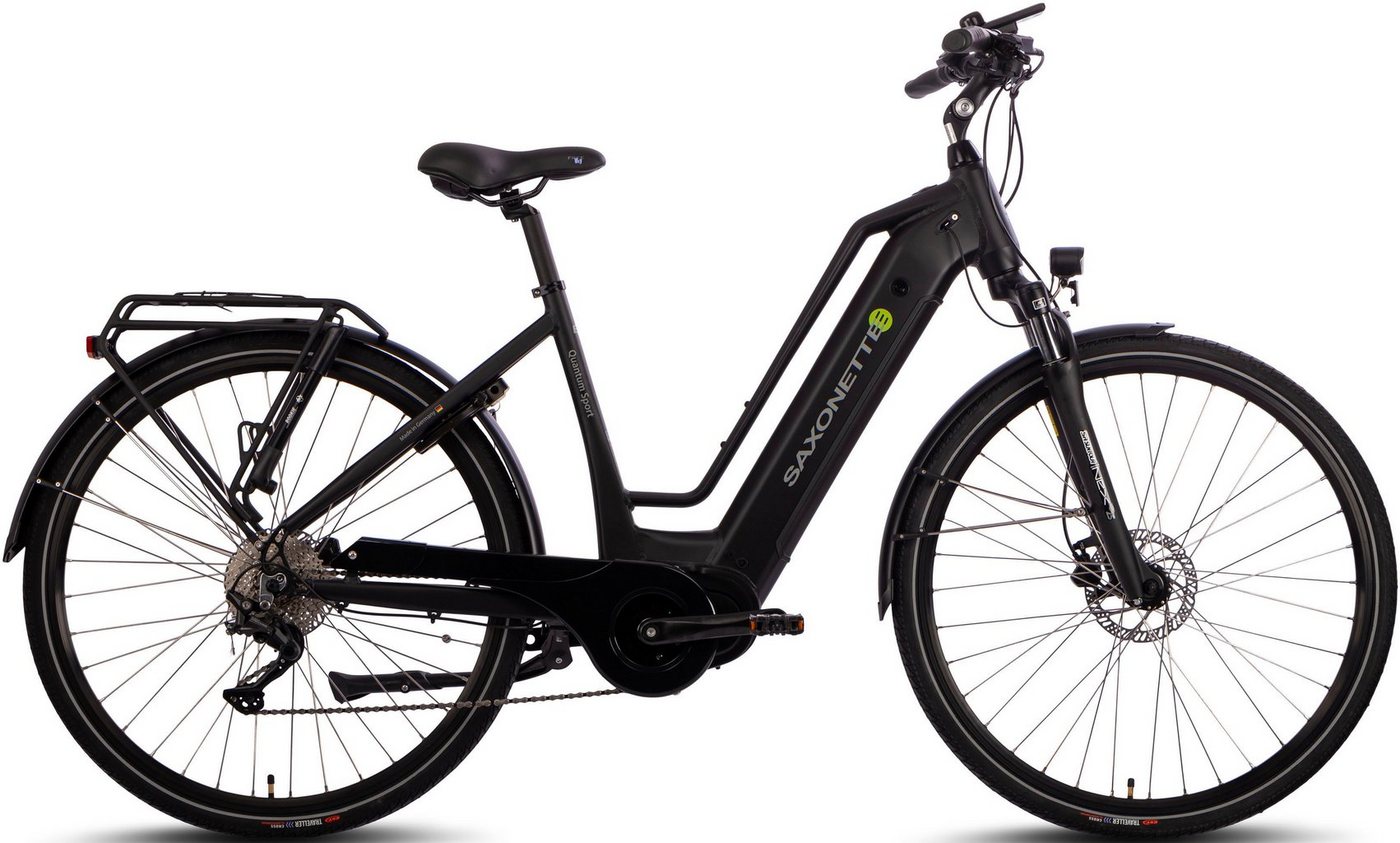 SAXONETTE E-Bike Trekkingrad Quantum Sport, 10 Gang Shimano, Kettenschaltung, Mittelmotor, 540 Wh, Pedelec, Elektrofahrrad für Damen u. Herren SAXONETTE E-Bike Trekkingrad Quantum Sport, 10 Gang Shimano, Kettenschaltung, Mittelmotor, 540 Wh, Pedelec, Elektrofahrrad für Damen u. Herren von SAXONETTE