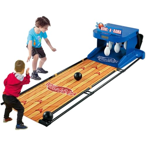 SAYEYBU Elektronisches Bowlingbahn-Spiel, Sport Spielekonsole FüR Indoor-BowlingbäLle, Mit Elektronischer Led-Anzeigetafel, Mit Automatischem Reset, Beleuchtung,A,2m von SAYEYBU