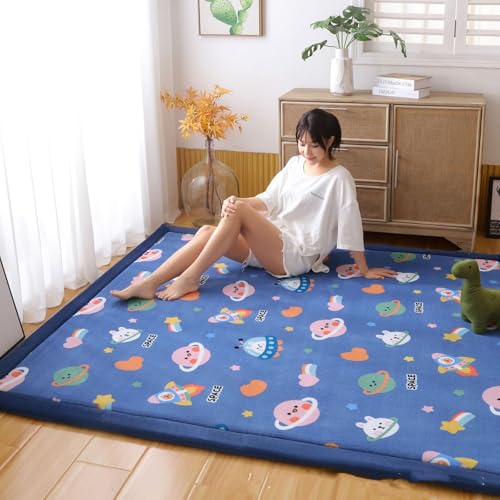 SAYEYBU Großer Teppich, Baby-Spielmatte Aus Korallensamt, Kinderzimmer Teppich, Krabbelmatte Für Babys, Dicker Wohnzimmerteppich, rutschfeste Yogamatte,01,180 * 200CM von SAYEYBU