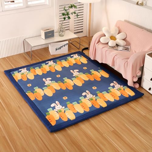 SAYEYBU Großer Teppich, Baby-Spielmatte Aus Korallensamt, Kinderzimmer Teppich, Krabbelmatte Für Babys, Dicker Wohnzimmerteppich, rutschfeste Yogamatte,03,120 * 200CM von SAYEYBU