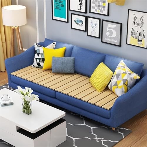 SAYEYBU StüTze FüR Zweisitzer-Sofa Massivholzplatte, FüR DurchhäNgende Sitze, Robuster Sofaschoner, Extra Dicke Holzplatte, Verleiht DurchhäNgenden Sitzen Eine Starke StüTze,A,180X190CM von SAYEYBU