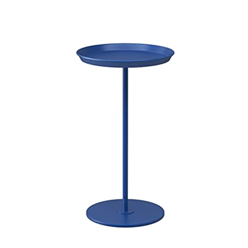 SAyfur Sofa-Beistelltisch aus Metall, Kleiner runder Tisch, mobiler Nachttisch, Kleiner Teetisch für Wohnzimmer (blau, 30 x 54 cm) Full of Stars von SAyfur