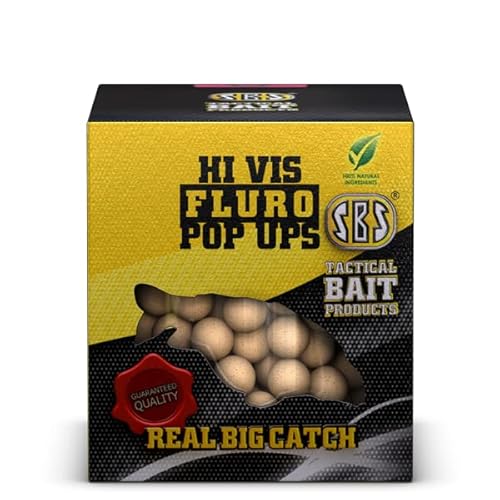 SBS Baits Hi Vis Fluro PopUps Pineapple 16/18/20mm Mixdose 100g Neon-Gelb auftreibende Hakenköder Futter Karpfen Köder Angeln SBS Baits Hi Vis Fluro PopUps Pineapple 16/18/20mm Mixdose 100g Neon-Gelb auftreibende Hakenköder Futter Karpfen Köder Angeln von SBS Baits