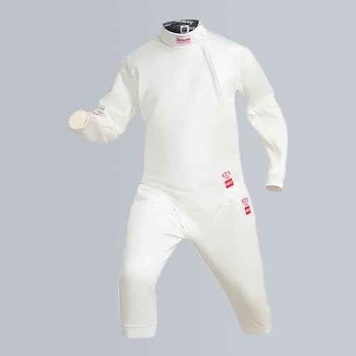 SCBTGKLN Dreiteiliges Premium-Fechtset, Unisex-Hosen-Jacken-Westen-Set, 900N-Fechtausrüstung, Zertifiziert von der Fencing Association, for Folien-Degensäbel, Rechte Hand(38) von SCBTGKLN