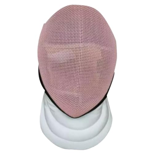 SCBTGKLN Fechtmaske, Fechtdegenmaske, Fechtsportmaske, Fechtschutzausrüstung, CE 350N-zertifiziert, for Tägliches Training Und Wettkampf(Pink,S) von SCBTGKLN