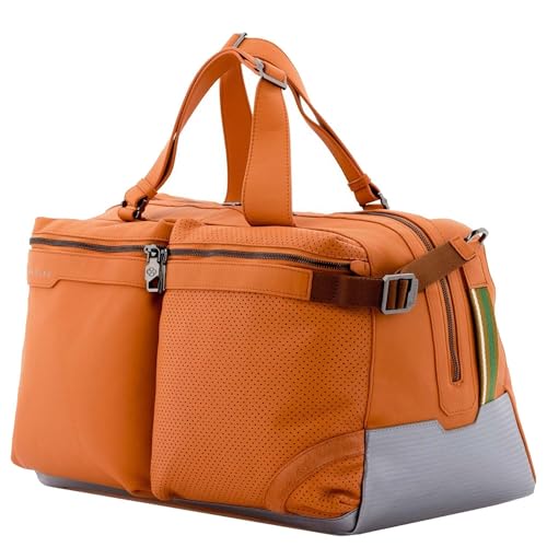 Scharlau Reisetasche Merayo in Handgepäckgröße aus Leder in der Farbe Orange, BR10-L12OR Scharlau Reisetasche Merayo in Handgepäckgröße aus Leder in der Farbe Orange, BR10-L12OR von SCHARLAU