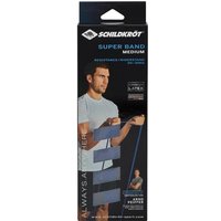 SCHILDKRÖT FITNESS Schildkröt Super Band Medium, Premium Widerstandsbänder mit 20-30kg Widerstand, 32mm Breite, Blau, vielseitiges Mini-Fitnessstudio für zu Hause und unterwegs, 960227 von SCHILDKRÖT FITNESS