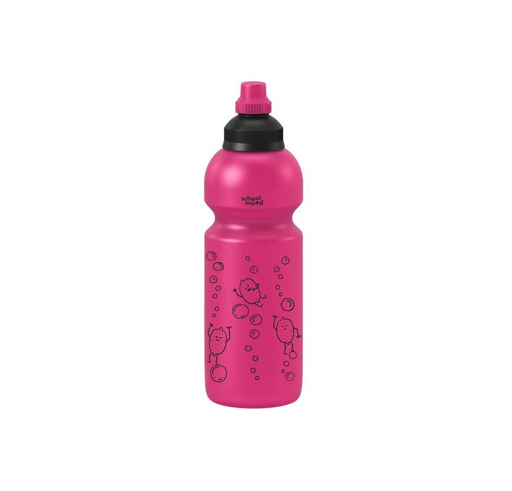 SCHOOL-MOOD® Trinkflasche pink, 600 ml, Flasche, spülmaschinenfest, auslaufsicher, Kinderflasche von SCHOOL-MOOD®