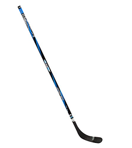 Nijdam Eishockeyschläger aus Holz (137 cm||schwarz blau silber) von SCHREUDERS SPORT