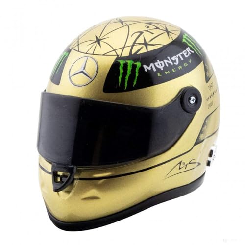 MBA-SPORT Michael Schumacher Spa 2011 Gold-Helm 1:4 von SCHUBERTH