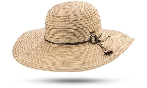 Scippis Madura – Eleganter Damen-Sommerhut mit breiter Krempe | Luftiger & Leichter Sonnenhut für stilvolle Sommertage | Hochwertige Flechtung & Hutband (DE/NL/SE/PL, Alphanumerisch, S, M, Natur) Scippis Madura – Eleganter Damen-Sommerhut mit breiter Krempe | Luftiger & Leichter Sonnenhut für stilvolle Sommertage | Hochwertige Flechtung & Hutband (DE/NL/SE/PL, Alphanumerisch, S, M, Natur) von Scippis