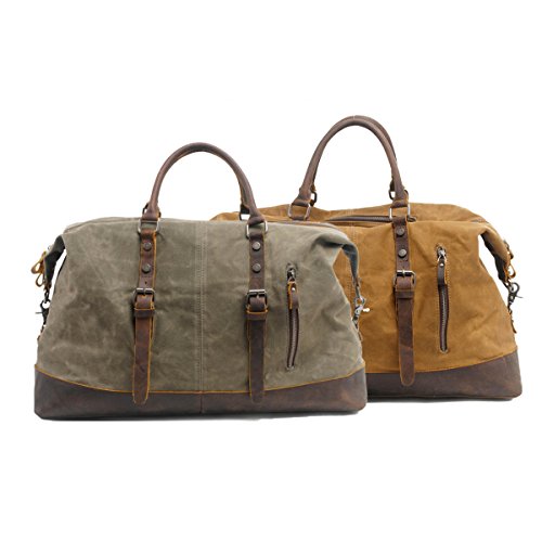 Scippis "Kensington Duffel Bag" - Reisetasche aus Canvas, Olive von Scippis