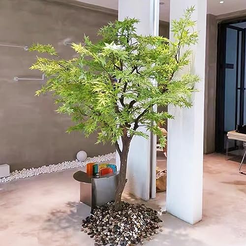 SCLHouiX CounterfeitTree Kunstbaum Künstlicher Baum Künstliche Pflanzen FakePlants Kunstpflanze FakeGreen Pflanzendekor Für Drinnen Draußen H 1M/3.2FT von SCLHouiX