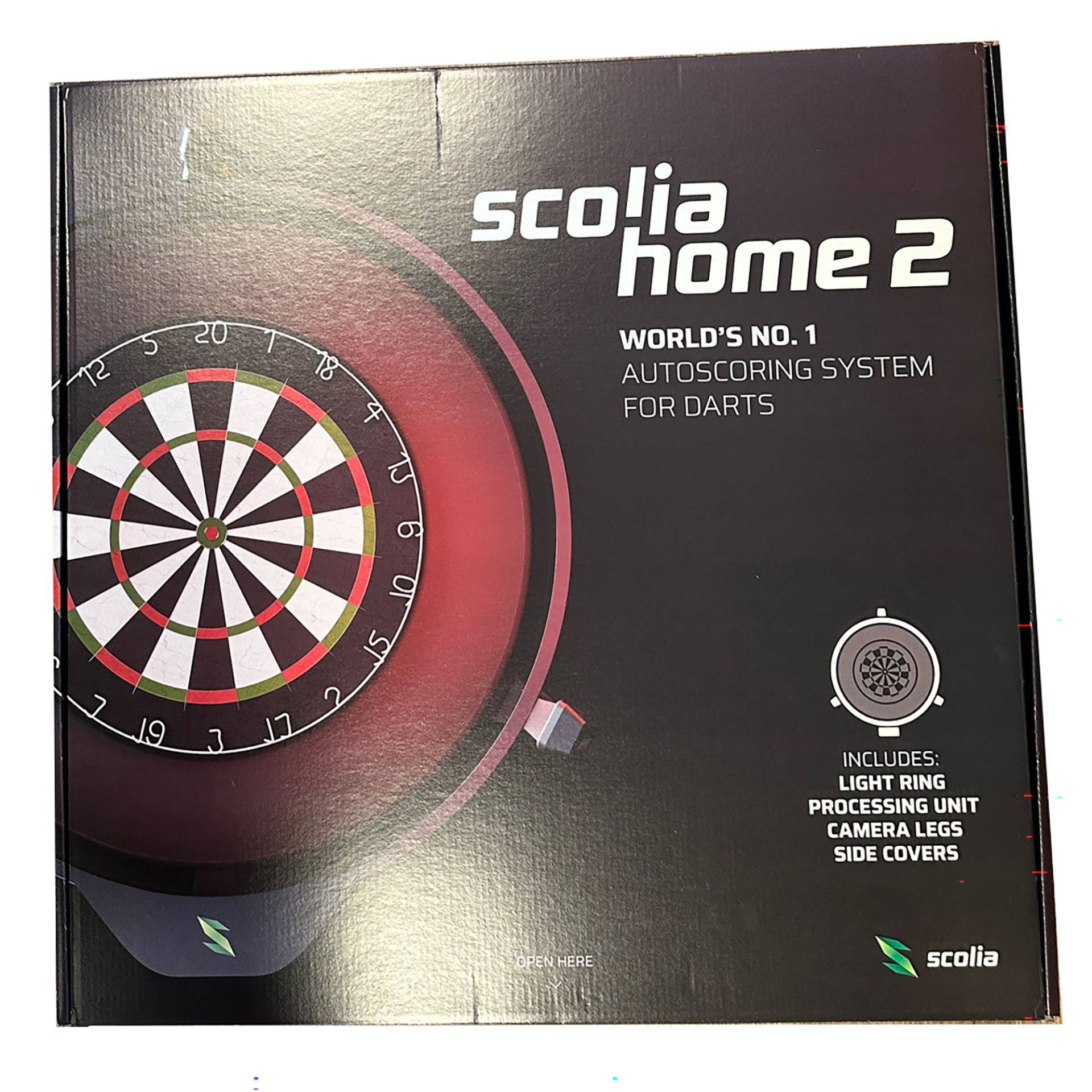 Scolia Home 2 mit Beleuchtung, ohne Dartboard von SCOLIA