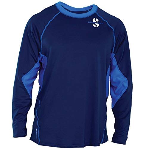 Channel Flow Herren Rash Vest LS L Aegean Blue von SCUBAPRO