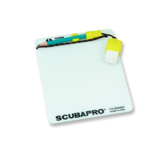 SCUBAPRO Unisex-Adult Schreibtafel UW mit Bleistift und Radirgummi fluor Diving Regulators, Weiß, Einheitsgröße SCUBAPRO Unisex-Adult Schreibtafel UW mit Bleistift und Radirgummi fluor Diving Regulators, Weiß, Einheitsgröße von SCUBAPRO