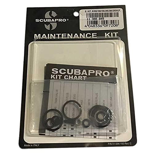 SCUBAPRO Kit Reparation R190/295/395 Tauchregler, Mehrfarbig, Einheitsgröße von SCUBAPRO