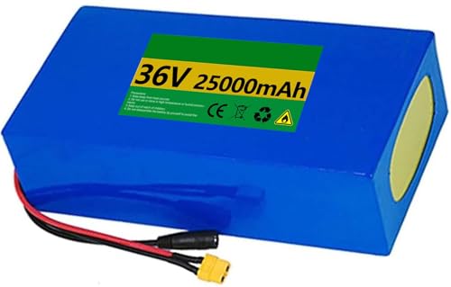 24V 29.4V 36V 8Ah 10Ah 12Ah 15Ah 18Ah 20Ah 25Ah Batterie Akku, Ebike Batterie 24V 36V Fahrrad Akku für 800W 500W 400W 350W 250W Lithium-Akkupack mit 2 A Ladegerät 36V 8AH,XT60 von SCUUZT