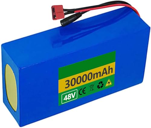 E-Bike Akku 36V 48V 10Ah 15Ah 20Ah 25Ah 30Ah Elektrofahrra Lithium Batterie wasserdichter PVC-Akku eingebauter BMS mit 42V Ladegerät für 1000W 750W 500W 250W Motoren 36V 25AH,T von SCUUZT