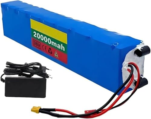 E-Bike Battery 36V 20Ah 10S3P Lithium-Ionen-Akku 36V 20AH Elektrofahrräder wasserdichter PVC Built-in Lithium BMS Haute Puissance for 750W 500W 250W with Charger 36V 20Ah von SCUUZT