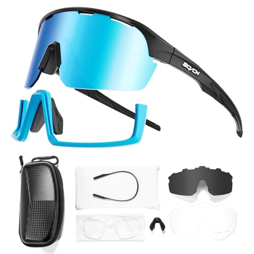 SCVCN Fahrradbrille Sonnenbrille Polarisiert MTB Brille Radbrille Sportbrille Rennrad Radsport Laufen Fahrerbrille Baseball Angeln Herren Damen SCVCN Fahrradbrille Sonnenbrille Polarisiert MTB Brille Radbrille Sportbrille Rennrad Radsport Laufen Fahrerbrille Baseball Angeln Herren Damen von SCVCN