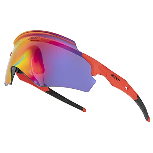 SCVCN Fahrradbrille Sonnenbrille Sportbrille für Männer Frauen Radfahren MTB Radbrille Radfahrerbrille Laufen Volleyball Tennis Autofahren Angeln Softball Bergsteigen Golf Wandern 05 SCVCN Fahrradbrille Sonnenbrille Sportbrille für Männer Frauen Radfahren MTB Radbrille Radfahrerbrille Laufen Volleyball Tennis Autofahren Angeln Softball Bergsteigen Golf Wandern 05 von SCVCN