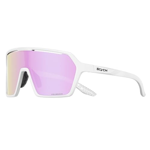 SCVCN Polarisierte Baseball Sonnenbrille für Männer und Frauen, umlaufende Sport Sonnenbrille zum Radfahren, Laufen, Angeln, Golf S335 SCVCN Polarisierte Baseball Sonnenbrille für Männer und Frauen, umlaufende Sport Sonnenbrille zum Radfahren, Laufen, Angeln, Golf S335 von SCVCN