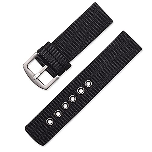 SCWZZWSY Camouflage Military Canvas Strap Uhrenarmbänder Frauen Männer Schwarz Grün Sport Armband Uhren Zubehör von SCWZZWSY