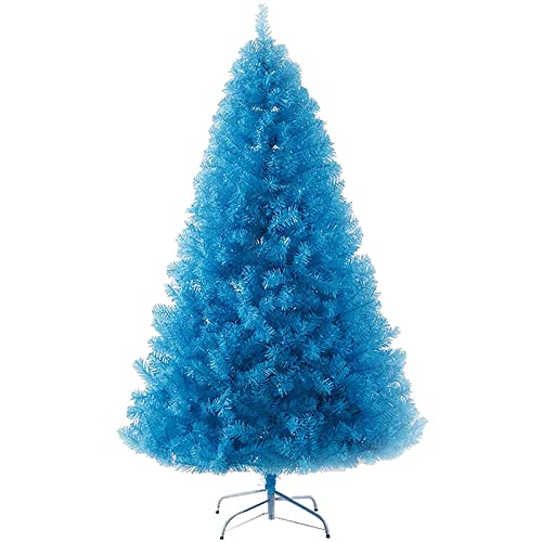 SCWZZWSY Weihnachtsbaum, Weihnachtskiefer mit Metallständer, großer künstlicher Weihnachtsbaum für drinnen und draußen für Zuhause, Party – eine 180 cm große Atmosphäre von SCWZZWSY