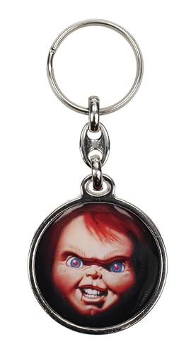 SD TOYS Chucky runder Schlüsselanhänger aus Metall, bunt, S SD TOYS Chucky runder Schlüsselanhänger aus Metall, bunt, S von SD TOYS