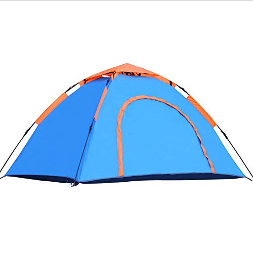 Zelt 2 Personen Wasserdicht Outdoor Kuppel Pop-Up Zelt Automatisches Selbstcamping für Wandern Reisen (Grün) (Blau) von SDFSDFGQAAZZZZZZZ