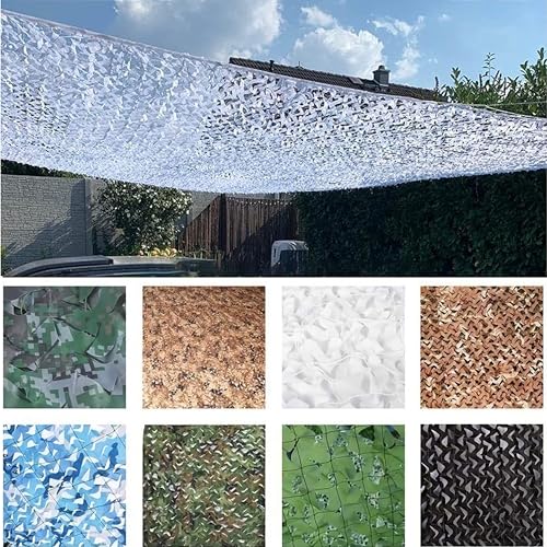 SDLLG 2023 Verdicktes 210D Tarnnetz Camouflage Netz Sonnensegel 1x3m -Weiß Sonnenschutznetze Partydekoration Autoplanen Camping Tarnung Sonnenschutz Netz Sichtschutznetz SDLLG 2023 Verdicktes 210D Tarnnetz Camouflage Netz Sonnensegel 1x3m -Weiß Sonnenschutznetze Partydekoration Autoplanen Camping Tarnung Sonnenschutz Netz Sichtschutznetz von SDLLG
