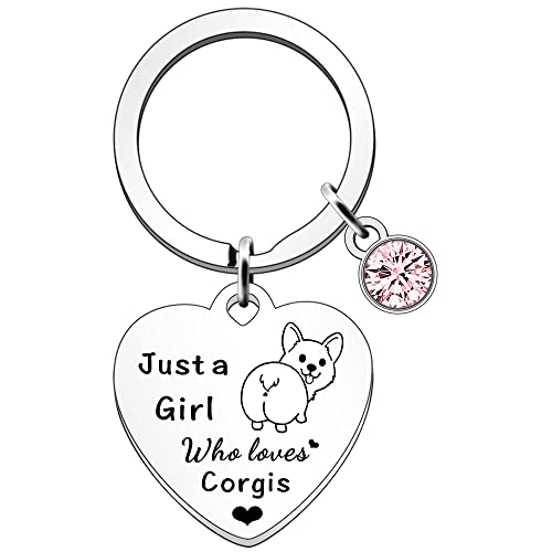 SDOFY Corgi Gifts Corgi Geschenke für Mädchen Corgi-Schlüsselanhänger Schlüsselanhänger Corgi-Liebhaber Geschenk Just a Girl Who Loves Corgis, silber, Einheitsgröße, Schlüsselanhänger SDOFY Corgi Gifts Corgi Geschenke für Mädchen Corgi-Schlüsselanhänger Schlüsselanhänger Corgi-Liebhaber Geschenk Just a Girl Who Loves Corgis, silber, Einheitsgröße, Schlüsselanhänger von SDOFY