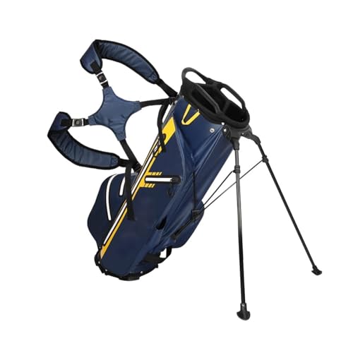 Golf-Standtasche, 4-Wege-Unterteilungen, Golfschlägertaschen, Golf-Standtasche, leicht zu tragen, platzsparend/leicht zu reinigen(A) von SDTOOP